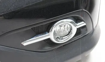 2 KS Úplne Nových ABS Chrome Auto Predné Hmlové Svetlo Lampy Svetlomety Kryt Trim Pre Honda CR-V na roky 2012-Auto Styling Auto Príslušenstvo
