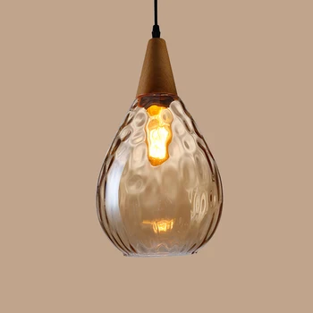 Moderný Sklenený Prívesok lampa odrazové svetlá hanglamp škandinávskych reštaurácia kuchyňa prívesok svietidlo svietidlo domáce osvetlenie
