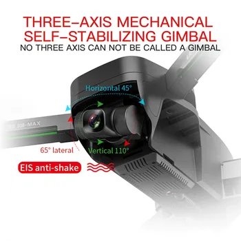 SG906 MAX PRO PRO2 Zviera 2 5G Drone GPS 4K FPV WIFI Dual Camera 50X Zoom 3-Os Laser Prekážkou Vyhýbanie sa Quadcopter VS F11