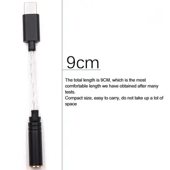 TZT USB Typ-C až 2,5 mm/3,5 mm/4.4 mm Samica Konektor pre Slúchadlá Adaptér s Vyváženým Dekódovanie Headphone Amp DAC Čip