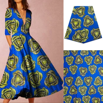 Nové Bavlna Pôvodná Reálne Vosk Ankara Textílie 2020 Africkej Tlače Textílie Pre Svadobné Šaty Tkaniva Afriky Textílie Vosk Textílie