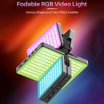 Vijim R316 Skladacie RGB LED videokamery Vyplniť Ľahký Skladací Stmievateľné Vyplniť Svetla Fotografie Osvetlenie