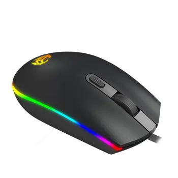 Myš Raton Profesionálne 1600DPI LED USB Káblové Pro Gaming Mouse Myší, 3 Tlačidlá Pre PC, Notebook, Nabíjateľná počítačovej myši 18Aug6