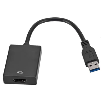 USB 3.0 pre Adaptér HDMI 1080P Full HD USB HDMI Externého Grafika grafická Karta Multi Monitor Audio Video Converter Kábel