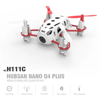 Hubsan H111C Q4 Plus S 720P HD Kamera 3D Vyletí RC Quadcopter RTF
