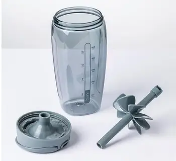 Xiao jordanjudy Miešania pohár letné Vonkajšie športové fitness cup prenosný plastový pohár vody 700ml Veľkú kapacitu fľaša na vodu