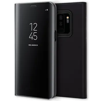 Samsung G965 Galaxy S9 Plus Vymazať Zobrazenie Flip Cover Case Black