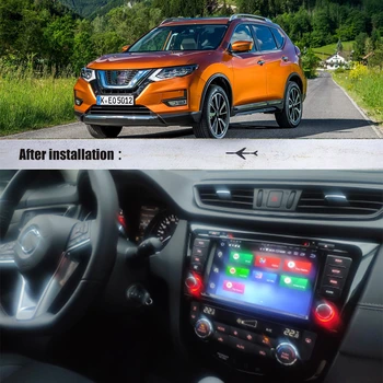 Na Nissan X-Trail X Trail T32 Qashqai J11 Android Rádio 2013+ Auto Multimediálne DVD Prehrávač kazetový rekordér Vedúci jednotky GPS Stereo