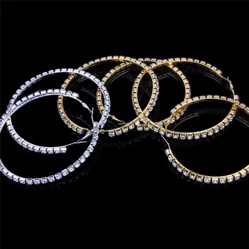 Módne Šperky Crystal Veľké Kolo Kruhu Náušnice Pre Ženy Klasický Veľký Kruh Náušnice Dievča Dary