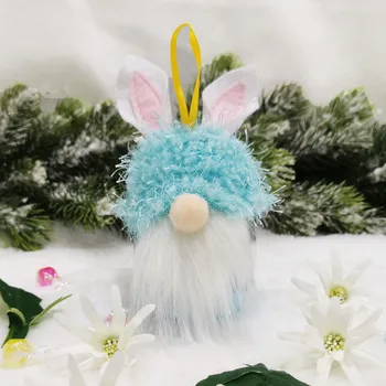 Krásne Veľkonočné Dekorácie Doll Veľkonočné Narodeninovej Party Veľkonočný Zajačik Veľkonočné Vajíčka Králik Bunny Vajcia Narodenia Narodeninovej Párty Dekorácie