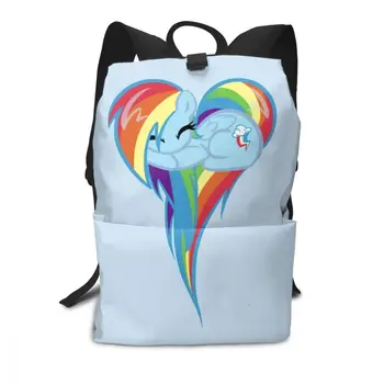 Môj Malý Pony Batoh Srdce Rainbow Dash Batohy Aktovka Multi Funkcia Taška Vysokej kvality Študent Trend Tašky