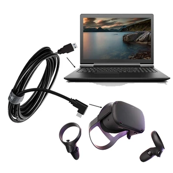 Pre Oculus Quest 2 Odkaz Kábel 10 ft USB C Vysoká Rýchlosť Prenosu Dát Rýchle Nabíjanie Kábel Headsetu Herné PC Príslušenstvo