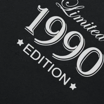 Zábavné Letné Štýl Limited Edition 1990, T Košele Mužov Vtipné Narodeninové Krátky Rukáv O Krk Bavlna Človekom V roku 1990 T-shirt Topy