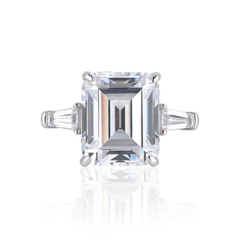 OEVAS 925 Sterling Topaz Ružová Vysokým počtom atómov Uhlíka Diamant Snubné Prstene Pre Ženy Šumivé Zapojenie Strany Jemné Šperky Veľkoobchod