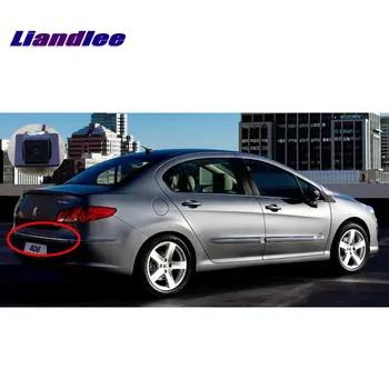 Liandlee CAM Auto Spätného Chodu Parkovacia Kamera Pre Peugeot 408-2018 / Zozadu Zálohy HD Kamery CCD, Nočné Videnie