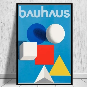 Plagáty a Vytlačí Bauhaus Ausstellung 1923 Weimer Výstava Plagát na Stenu Umenie Obrázok Plátno na Maľovanie pre Miestnosti Domova