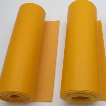 GZK Čína kvalitné roll gumy oranžovej farby, ploché gumové pásky 200 cm*15*0.66 mm 0.72 mm 0.8 mm pre DIY prak huinting
