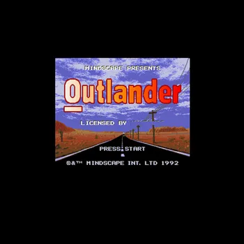Outlander 16 bit Veľké Sivé Hra Karty Pre NTSC Hry Hráč Drop Shipping