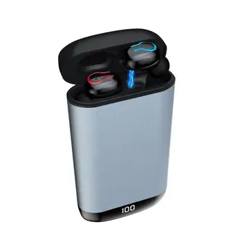 6000mAh Power Bank Bezdrôtový Vodotesné Slúchadlá HD Hovor Q66 TWS Bezdrôtový In-ear Slúchadiel do uší Slúchadlá V5.0 Bluetooth Slúchadlá