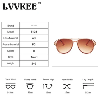 LVVKEE 2020 Klasické Vintage Pilot Štýl T Kovové slnečné Okuliare Mužov Módny Dizajn Značky Jazdy Slnečné Okuliare Pre Ženy Oculos De Sol