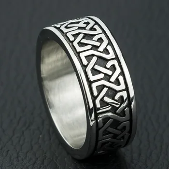 Pánske Prstene Steampunk Muž Šperky Gotický Retro Vintage Viking Ringen Trendy Zdobia Kell Odlievanie Rezbárstvo Boho
