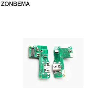 ZONBEMA 10pcs Pôvodný Nový USB Nabíjací Dock Doske Konektor Nabíjacieho Portu Flex Kábel Pre Huawei Y6 Pro 2017 / P9 lite mini