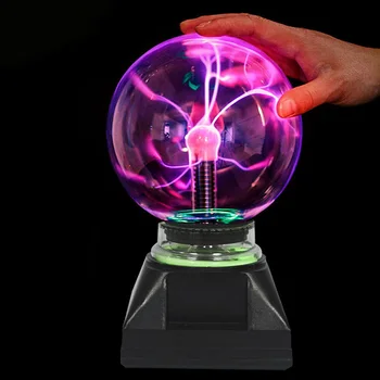 Magic Plazma Guľa Dotýka Zvuk Citlivý Plazmová Lampa Svetlo na párty Dekorácie Deti Spálňa YH-17