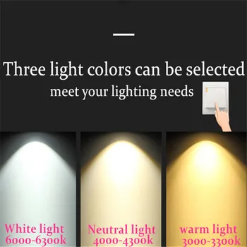 Stmievateľné LED Downlight Povrchovú montáž Stropné Svietidlo s Drôtom Visí 7W9W12W15W18W AC85-265V Stropné Bodové Svetlo Domáce dekorácie