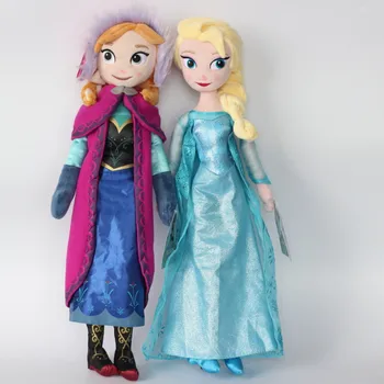 Disney Hračky 40 cm 50 cm Plnené Bábiky, Plyšové Hračky Princezná Mrazené Elsa&Anna Bábika Pre Dievča Narodeninám Juguetes