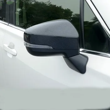 Oxid ABS Spätné Spätné Bočné Zrkadlo Pokrytie Nálepky Výbava Rám Príslušenstvo Pre Subaru Forester SK 2018 2019
