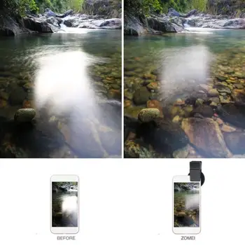 Univerzálny 37mm Profesionálny Mobilný Telefón, Fotoaparát CPL Filter na Objektív s Klip pre iPhone Samsung Galaxy huawei mi1 plus