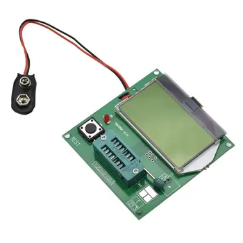 LCR-T4 LCD Digitálny Tranzistor Tester Meter Podsvietenie Diódami Triode Kapacita ESR Meter Pre MOSFET/JFET/PNP/NPN L/C/R 1