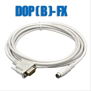 DOP-FX Vhodné Delta DOP HMI Pripojiť Mitsubishi FX Série PLC Programovanie Kábel DOP A-FX DOP B -FX