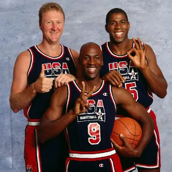 1992 USA Dream Team Michael Jordan Larry Bird, Magic syn Klasickú basketbal Plagát Tkaniny, hodváb Tlač WALL ART