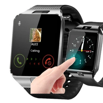 DZ09 Smartwatch Mužov Fotoaparát Šport Bluetooth Smart Hodinky 2020 Podpora TF SIM Ženy Náramkové Hodiny Digitálne hodinky Fit Darček amazfit