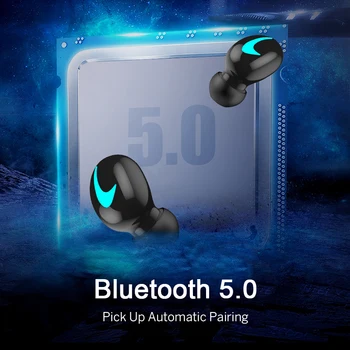Mini Bluetooth 5.0 Slúchadlá TWS Bezdrôtové Slúchadlá Športové Herné Headset s mikrofónom moc banka pre iphone xiao redmi airdots