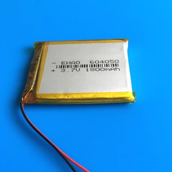 604050 3,7 V 1800mAh lipo polymer lithium nabíjateľná batéria buniek pre MP3 GPS navigátor, DVD power bank Tablet PC klávesnice PAD