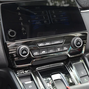 2017 2018 2019 2020 Pre Honda CR-V CRV Auto klimatizácia Prepnúť Panel Kryt Výbava Auto Nerezový Interiér Accessorie