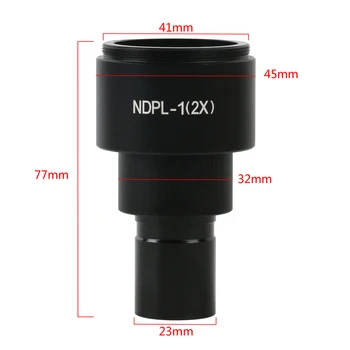 Biologické/Stereo Mikroskopom NDPL 2X Adaptér 23.2 mm/30 mm/30.5 mm T2 Mount zrkadlovka Okulára Adaptér Objektív Pre ZRKADLOVKY Nikon Canon