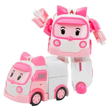 Kórejský Dieťa Hračky Robocar Poli Transformáciu Robota Poli Amber Roy Auto Hračky Akcie Obrázok Hračky Pre Deti, Najlepšie Narodeninám