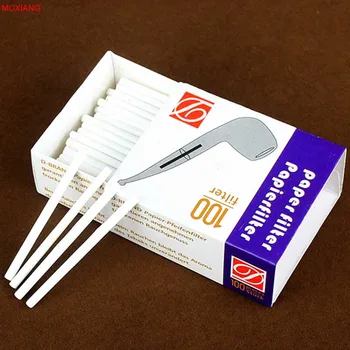 MUXIANG 100 Ks/pack 3 MM Papier Fajčenie Potrubie Filter pre Akryl Náustok fajkárstva Filtlers Čína Továreň na Predaj fd0015