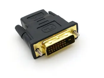 20pcs-50pcs DVI 24+1 na kompatibilný s HDMI Konektor DVI Samec na HDMI Žena Dual Spôsobom konektor pre HDTV 1080P
