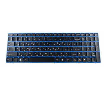 Ruská klávesnica pre notebook LENOVO V570 V570C V575 Z570 Z575 B570 B570A B570E B570G B575 B575A B575E B590 B590A modrá RU