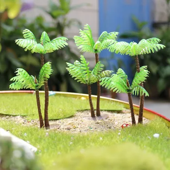 Zahraničný obchod výborný produkt mini piesku tabuľka akvárium krajiny simulácia coconut tree domov svadobné festival DIY dekorácie
