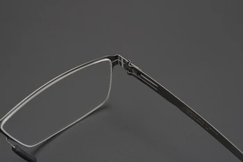 2020 Berlíne screwless dizajn, ultra ľahké optické námestie okuliare, rám pre mužov a ženy, krátkozrakosť predpis okuliare rám