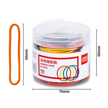 50g / Deli pack 3219 farba gumička je vhodný pre bankovky, ťažké, elastické gumičky, vysoká kvalita office gumička