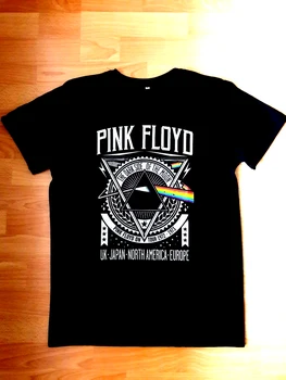 Muž Pink floyd dizajn vytlačené t-shirt lete nadrozmerná nové módne rock bežné %100 bavlna motocykel hudby v pohode mäkké športové oblečenie