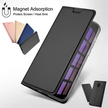 Magnetické Kožené Book Flip Telefónu Prípade Pre Xiao Mi A2, Lite-A1 Držiteľa Karty Kryt Pre Redmi Poznámka 7 5 6 Pro 5A Prime 4X 4 6A Plus