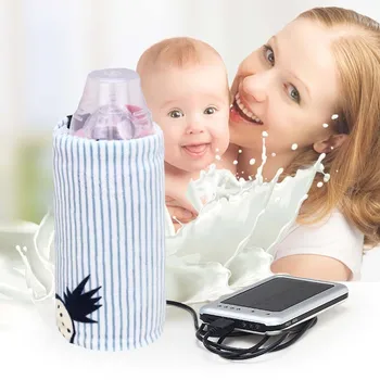 USB Mlieka, Voda Teplejšia Izolované Taška Baby Ošetrujúci Fľaša Taška Tepla Sviežosť Konzervované Kŕmenie Fľašou Tote Taška na Cestovanie Kočík