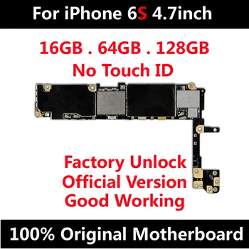 Továreň odomknutý pre iphone 6s 4.7 palcový Doska bez Dotyk ID,Pôvodný pre iphone 6s Logika rady č iCloud s plnou čipy